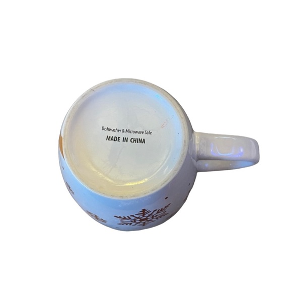 Christmas Owl In a Santa Hat Coffee Hot Chocolate Mug Oversized - Picture 6 of 8